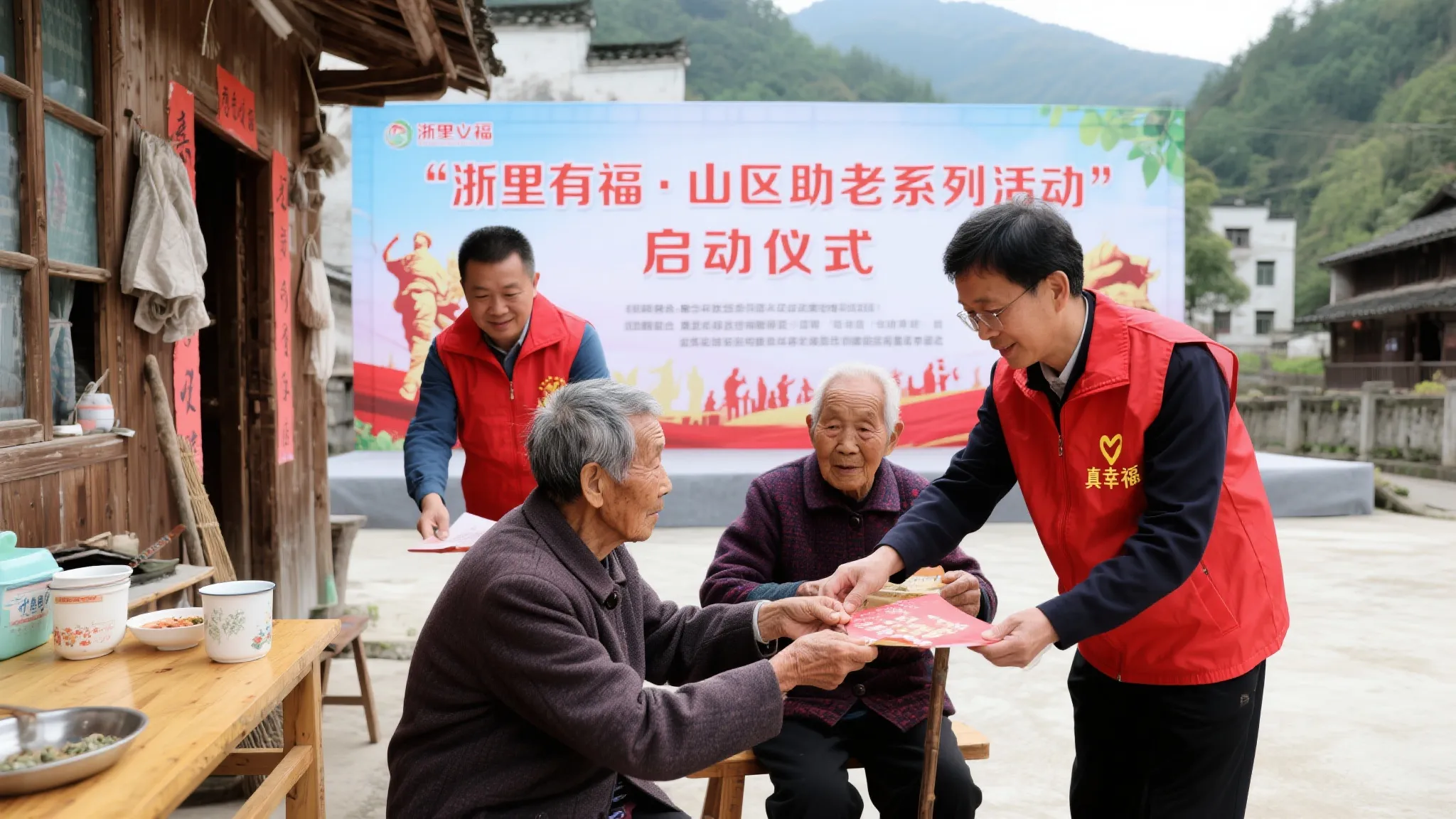 浙里有福：丽水景宁畲乡山区敬老活动隆重启幕