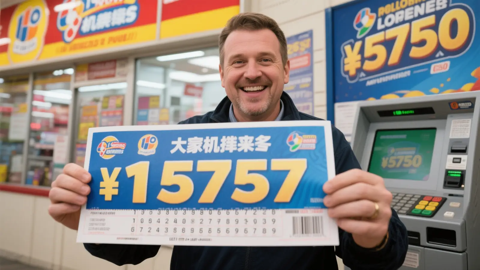 球迷随手选号喜中大乐透1575万：竞彩常中十几万大奖