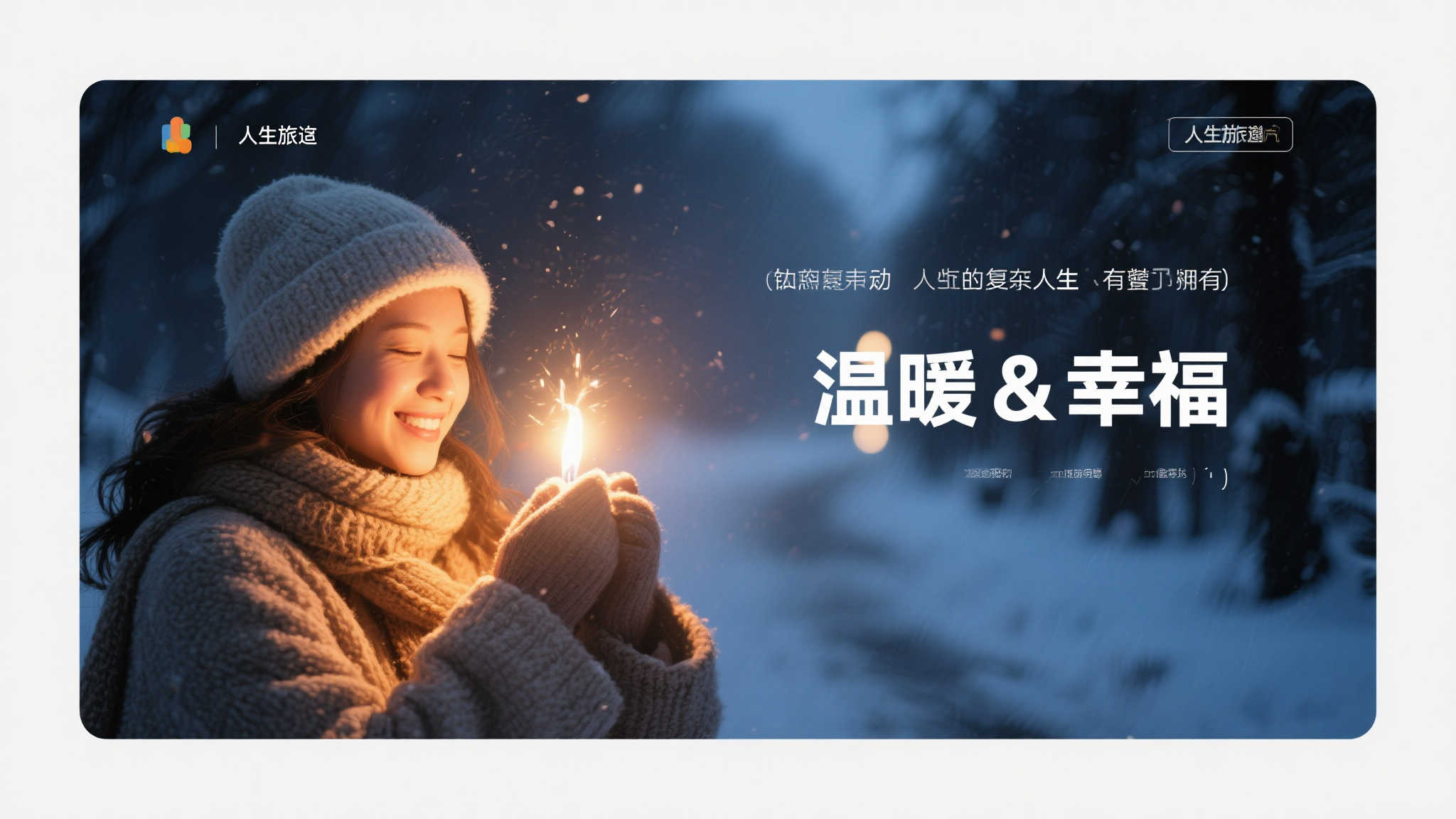 愿温情常在，幸福相随……